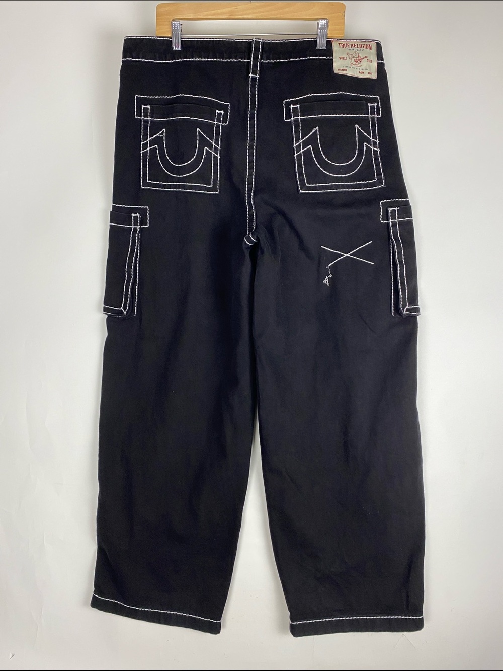 TRUE RELIGION Big T Cargo Baggy Pants Men’s Size 36 X 30.5